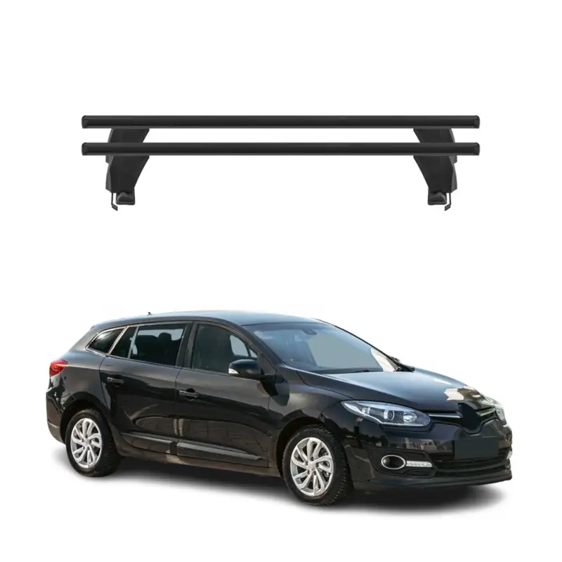 Dachträger Grundträger für Renault Megane III Sportour 2009-2016 Alu Schwarz 2x Top-Angebot