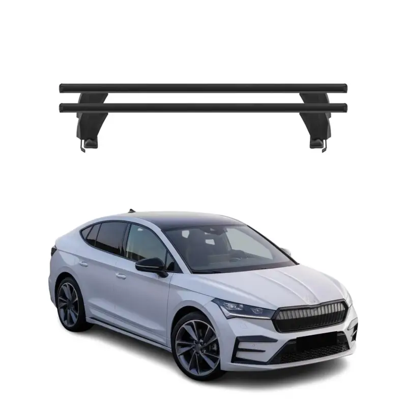 Sonderangebot Menabo Dachträger Grundträger für Skoda Enyaq Coupè 2022-2026 Alu Schwarz 2tlg