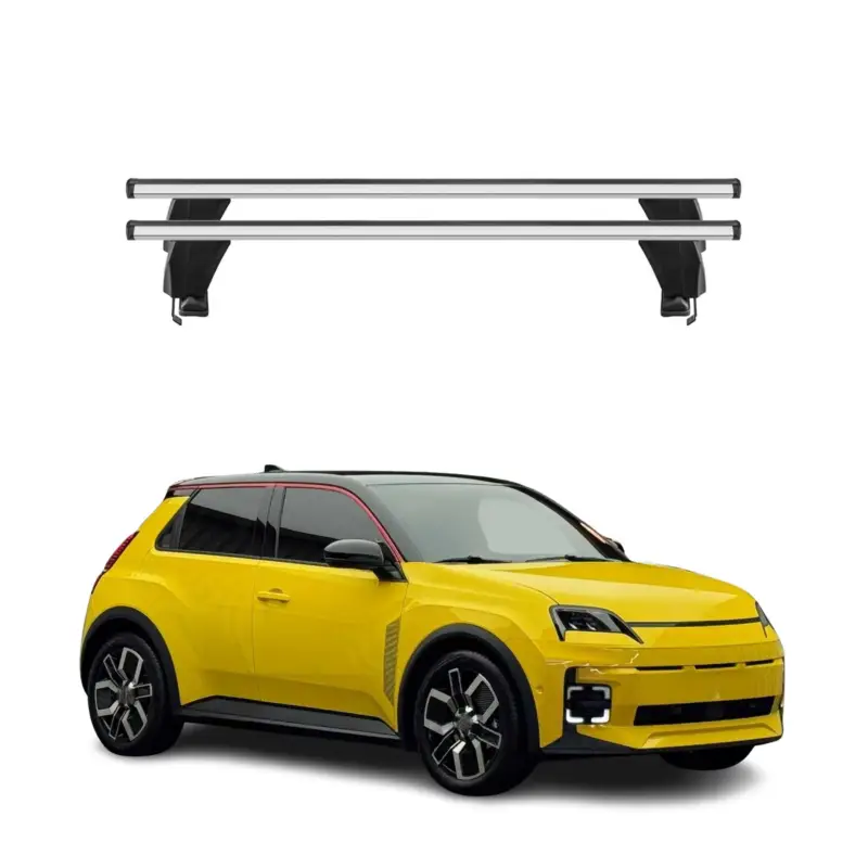 Menabo Dachträger Grundträger für Renault 5 E-Tech 2024-2026 Alu Grau 2tlg Ausverkauf