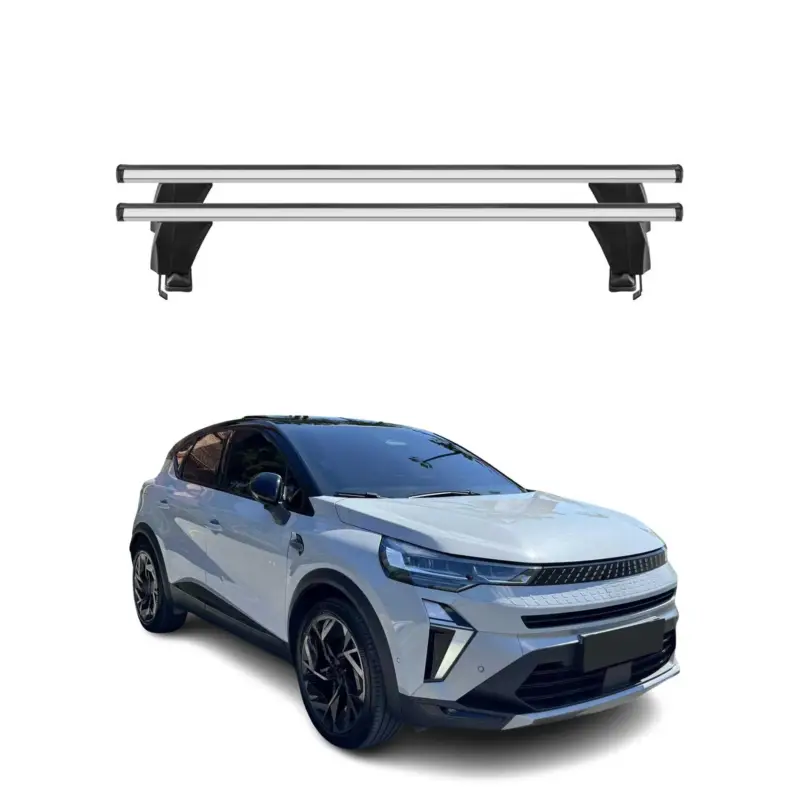Schneller Versand Menabo Dachträger Grundträger für Renault Symbioz 2024-2026 Alu Grau 2tlg