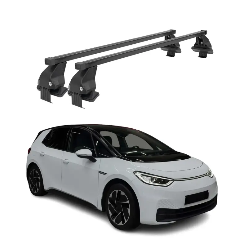Menabo Dachträger Grundträger für VW ID 3 2020-2026 Stahl Schwarz 2tlg Preisreduziert