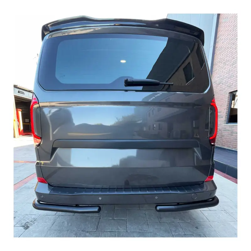 Neue Kollektion Ladekantenschutz Stoßstange für VW Multivan T7 2022-2026 Acryl matt schwarz