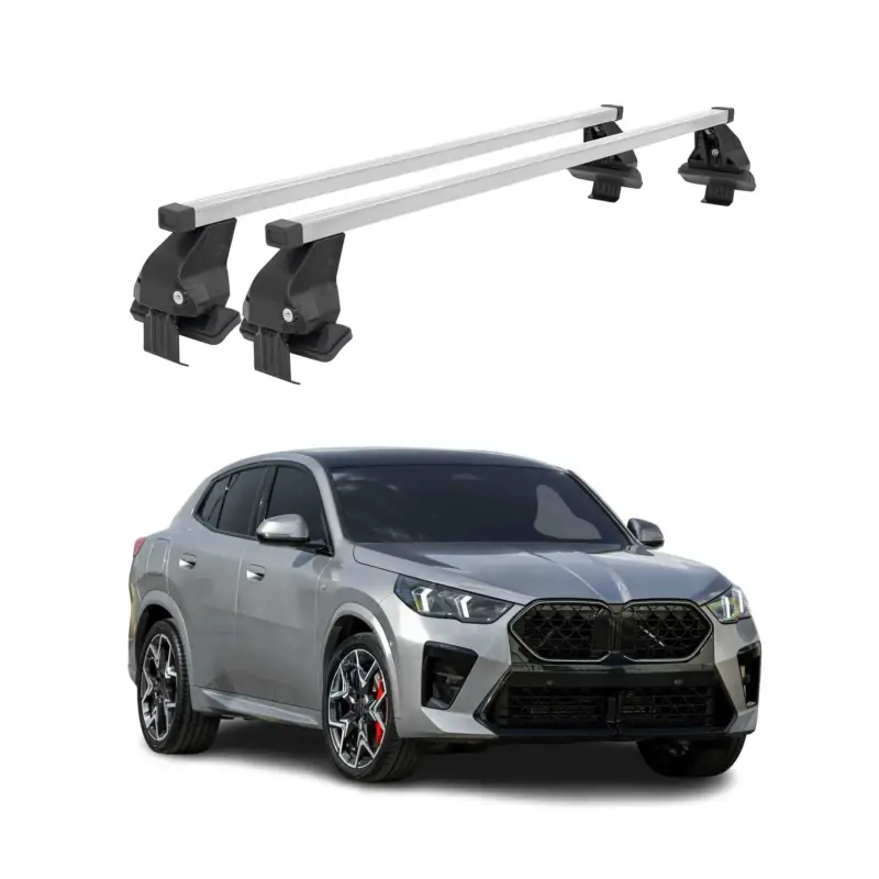 Menabo Dachträger Grundträger für BMW X2 U10 2023-2026 Stahl Grau 2tlg Kracherpreis