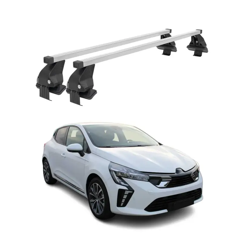 Geprüft Menabo Dachträger für Mitsubishi Colt VII Schrägheck 2023-2026 Stahl Grau 2tlg