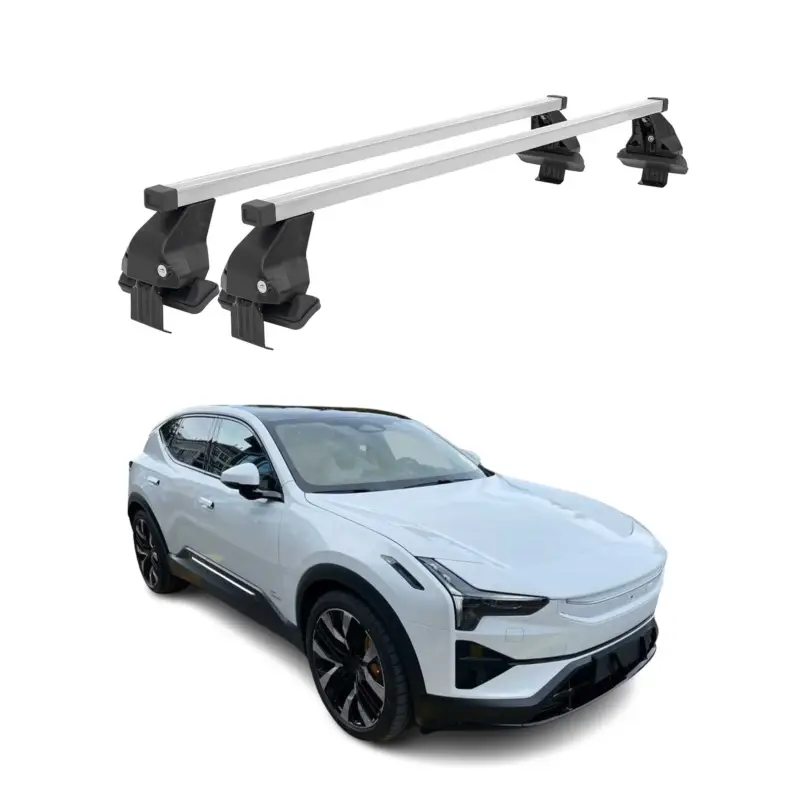 Must-Have Menabo Dachträger Grundträger für Polestar 2 2020-2026 Stahl Grau 2tlg
