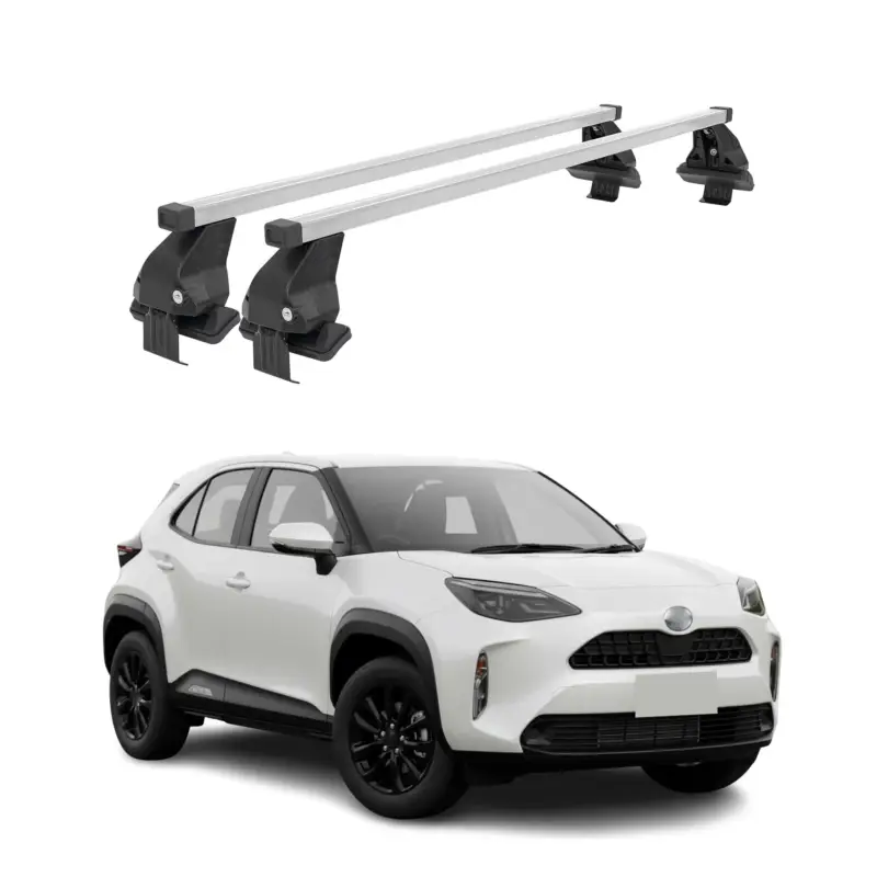 Menabo Dachträger Grundträger für Toyota Yaris Cross 2021-2026 Stahl Grau 2tlg Preis Gesenkt