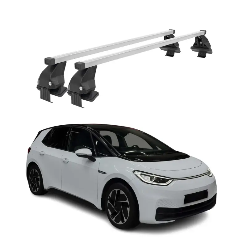 Menabo Dachträger Grundträger für VW ID 3 2020-2026 Stahl Grau 2tlg Geprüft