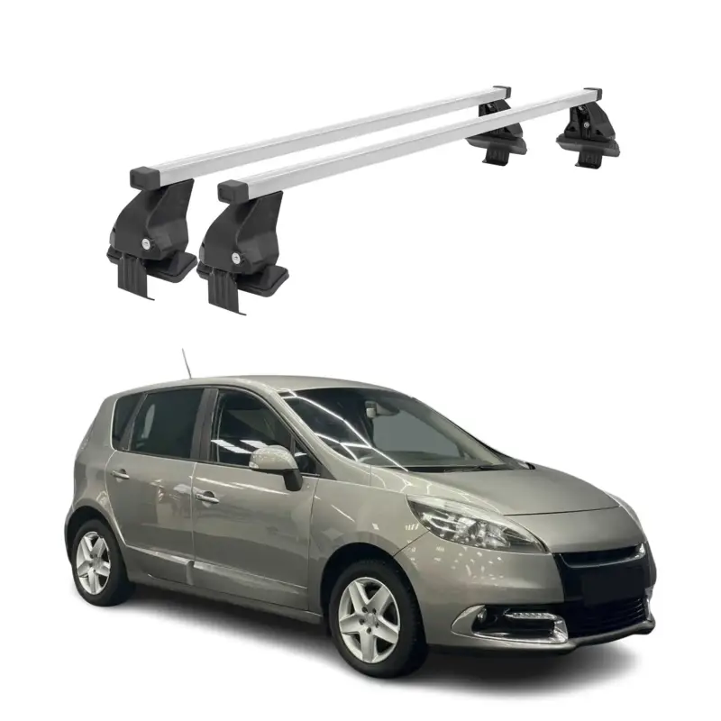 Preis Gesenkt Menabo Dachträger Grundträger für Renault Scénic III Facelift 2013-16 Stahl Grau