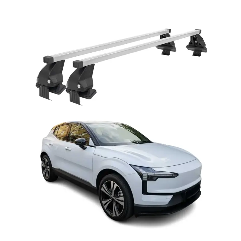 Günstig Menabo Dachträger Grundträger für Volvo EX30 2024-2026 Stahl Grau 2tlg