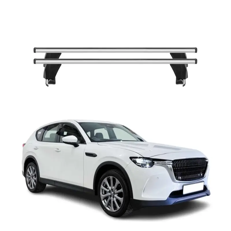 Direktkauf Menabo Dachträger Grundträger für Mazda CX-60 2022-2026 Alu Grau 2tlg