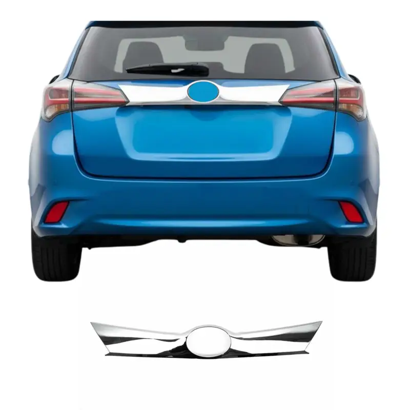 Sonderaktion Kofferraumleiste Heckklappe Leiste für Toyota RAV4 2019-2025 Chrom ABS Silber