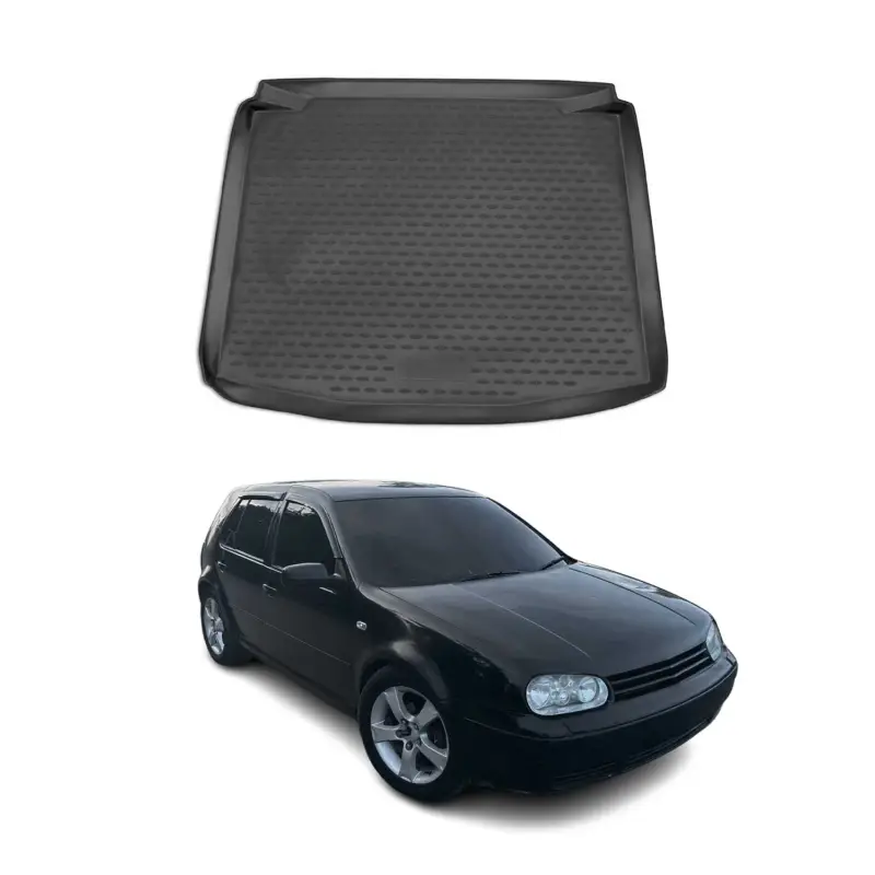 Aktuell Kofferraummatte Kofferraumwanne für VW Golf 1998-2003 Schrägheck Gummi TPE