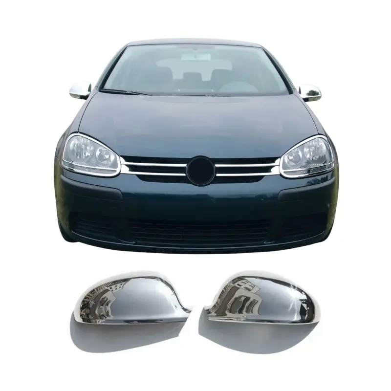 Spiegelkappen Spiegelabdeckung für VW Golf MK5 2003-2008 Edelstahl Chrom 2tlg Angebot