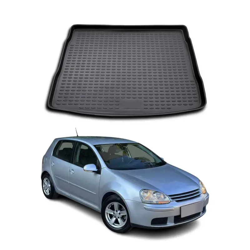 Sonderaktion Kofferraummatte Kofferraumwanne für VW Golf 2003-2008 Schrägheck Gummi TPE