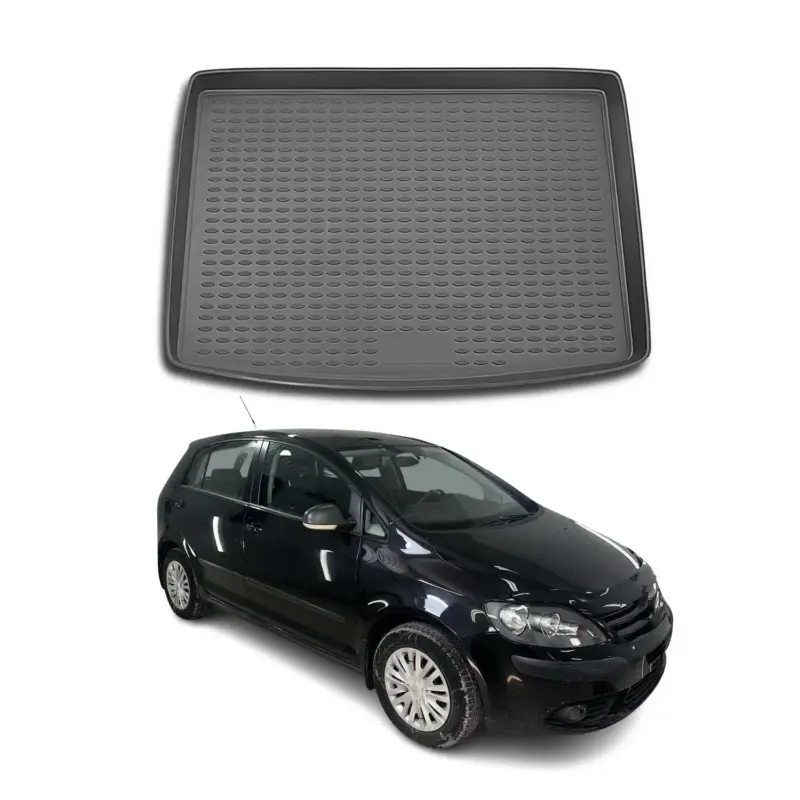 Kofferraummatte Kofferraumwanne für VW Golf Plus 2004-2014 Gummi TPE Schwarz Abverkauf