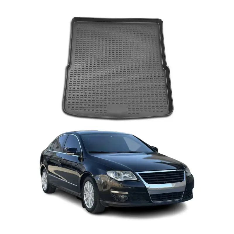 Meistverkauft Kofferraummatte Kofferraumwanne für VW Passat B6 Variant 2005-2010 Gummi TPE