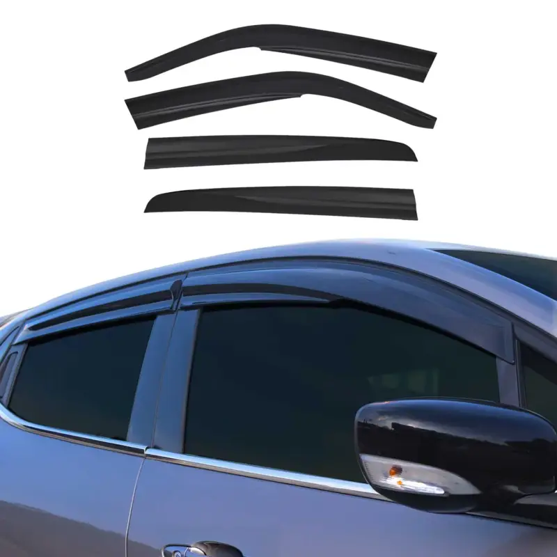 Kracherpreis 4x Windabweiser Regenabweiser für VW Golf 1991-1998 Schrägheck Kombi Dunkel