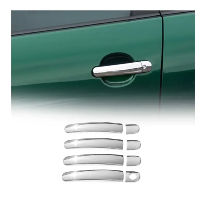 Chrom Türgriff Blende für Seat Cordoba 2002-2008 4-Tür Edelstahl 8tlg Neue Kollektion