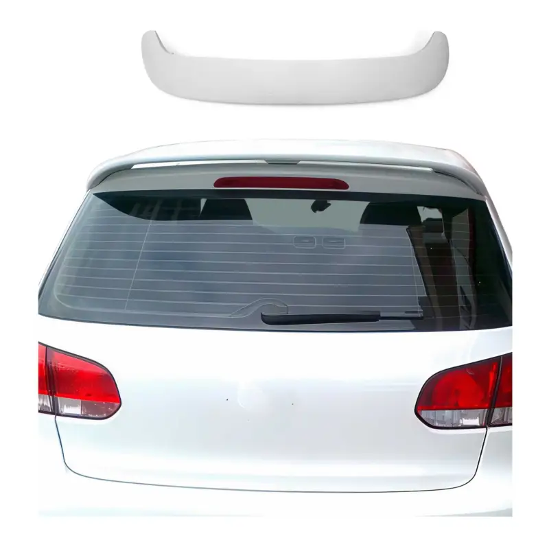 Zertifiziert Heckspoiler Dachspoiler Hecklippe für VW Golf 2008-2012 Schrägheck ABS Grundiert