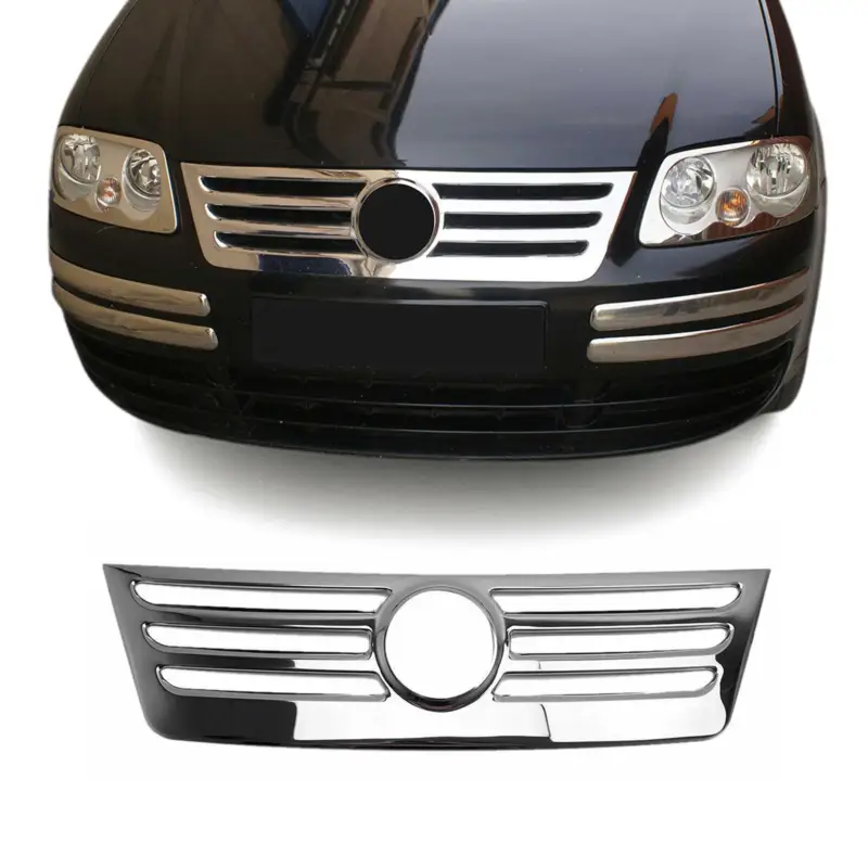 Ausverkauf Kühlergrill Leisten Grillleisten für VW Caddy 2003-2010 Edelstahl Chrom 1tlg