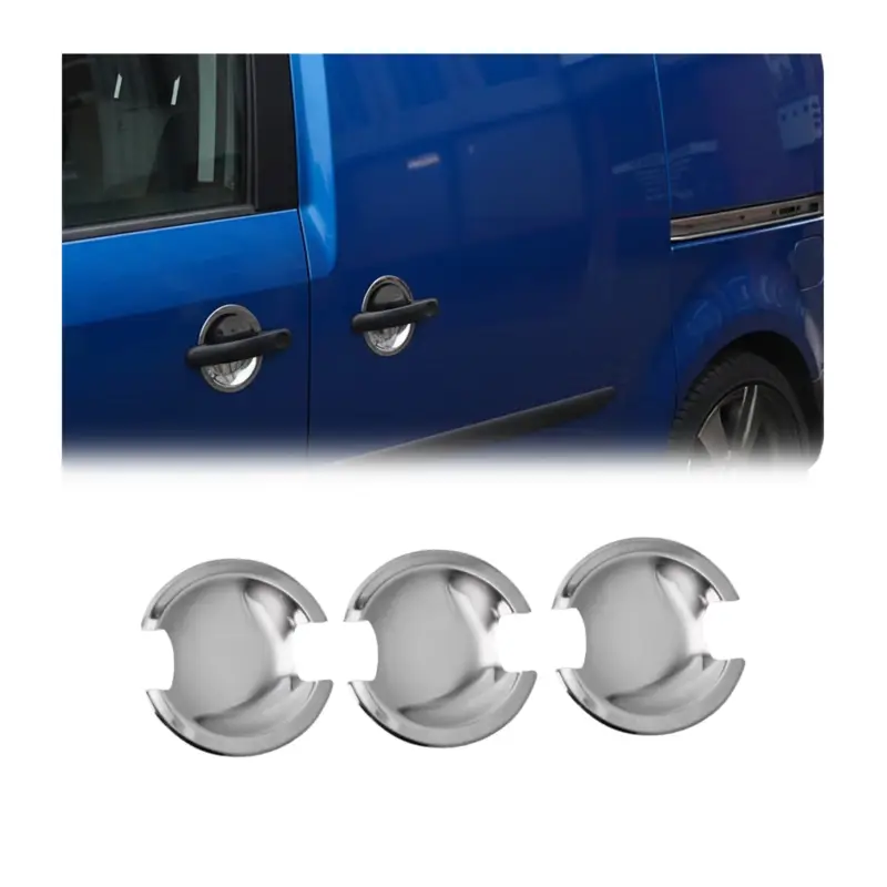 Preiswert Türgriffschalen Türgriffmulden für VW Transporter T5 2003-2015 Edelstahl Chrom
