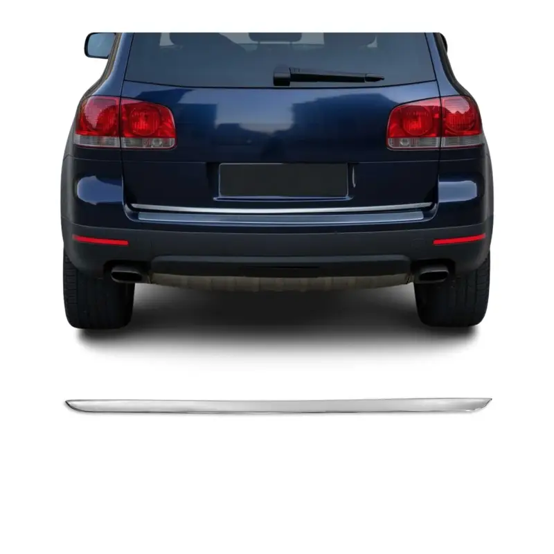 Kofferraumleiste Heckleiste für VW Touareg 2002-2010 Untere Chrom Edelstahl Jetzt Kaufen