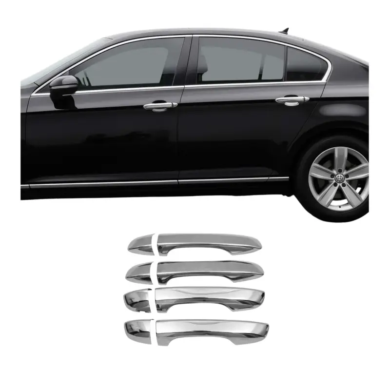 Chrom Türgriff Blende für VW Passat 2005-2015 4-Tür Edelstahl 8tlg Direkt Vom Hersteller