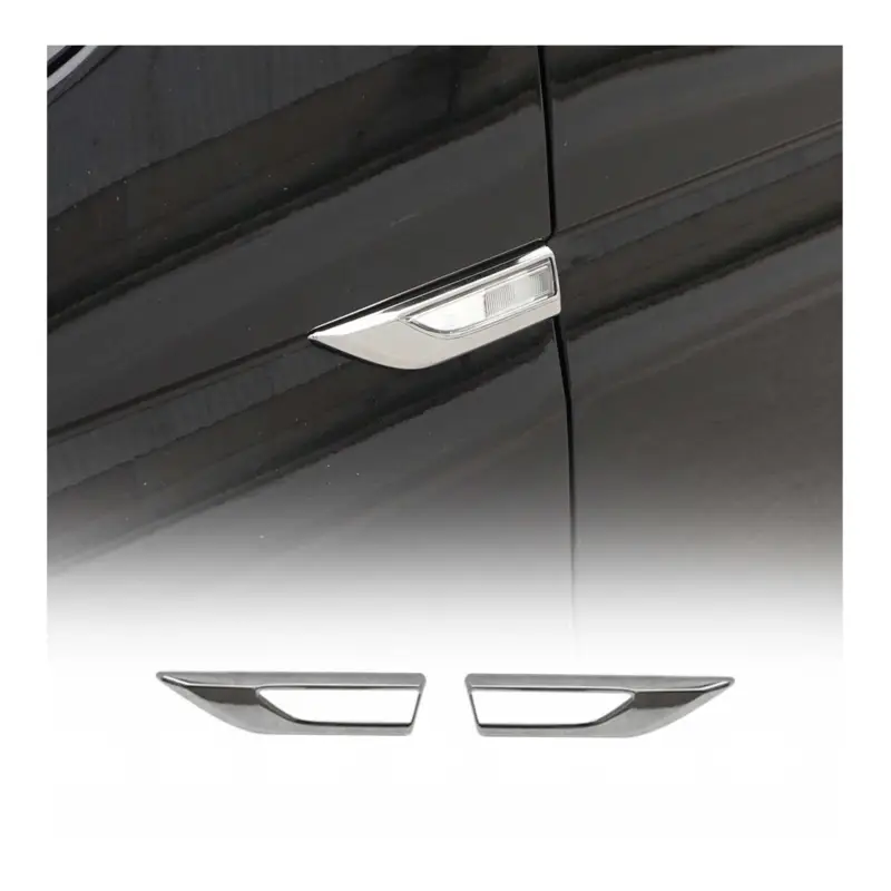 Blinkerrahmen Signalblende Blinker Umrandung für VW Caddy 2015-2020 Chrom ABS 2x Schneller Versand