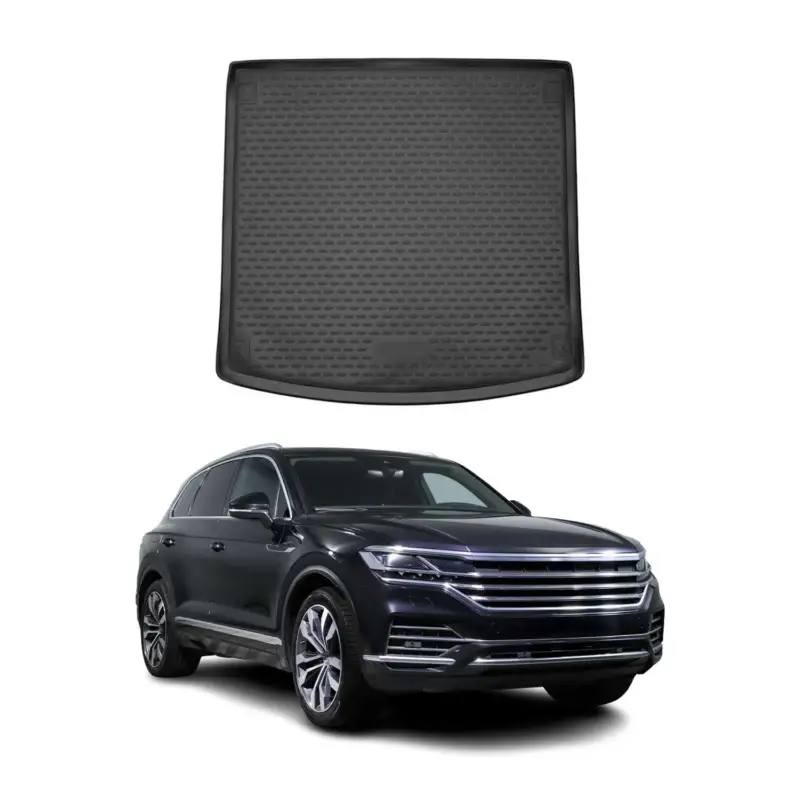 Kofferraummatte Kofferraumwanne für VW Touareg 2018-2024 Gummi TPE Schwarz Preisknaller