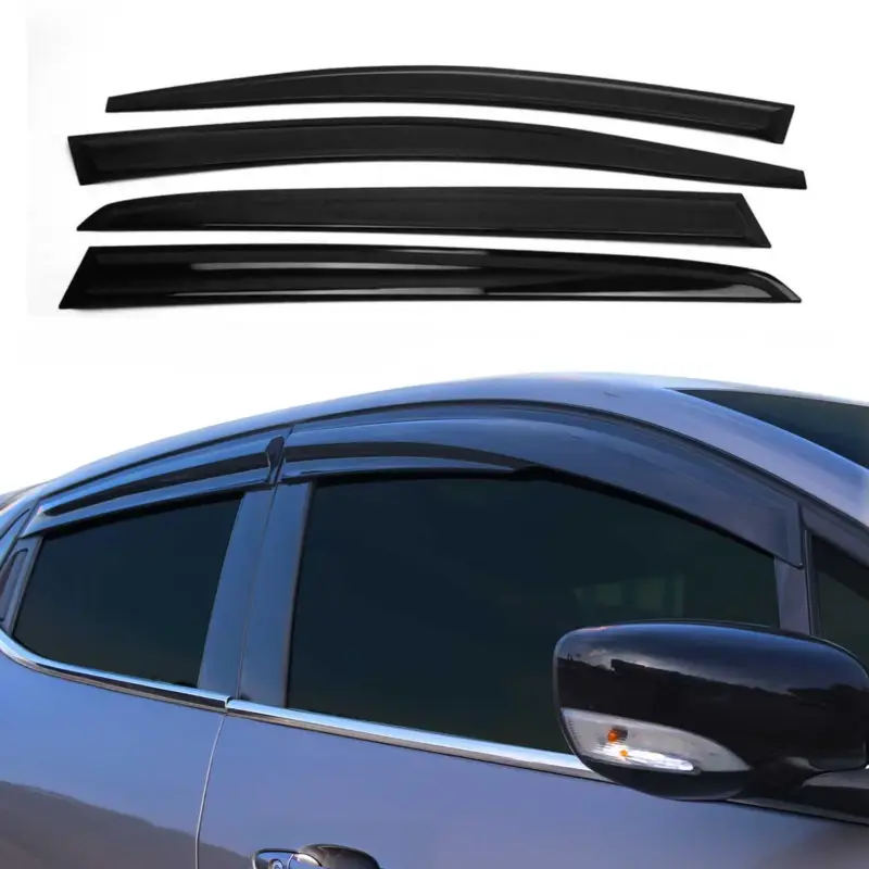 4x Windabweiser Regenabweiser für VW Golf Mk7 2012-2019 Acryl Dunkel Kracherpreis