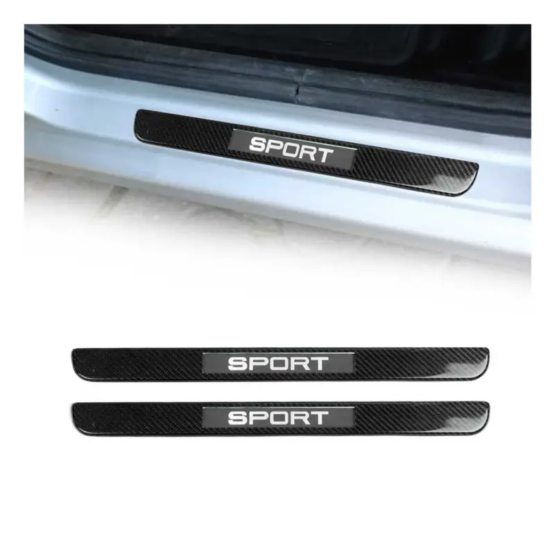 Einstiegsleisten Türschweller Sport für Skoda Karoq 2017-26 Echt Carbon Schwarz Meistverkauft