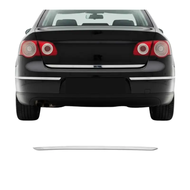 Expressversand Kofferraumleiste Heckklappe Leiste für VW Jetta 2005-2010 Untere Chrom Edelstahl