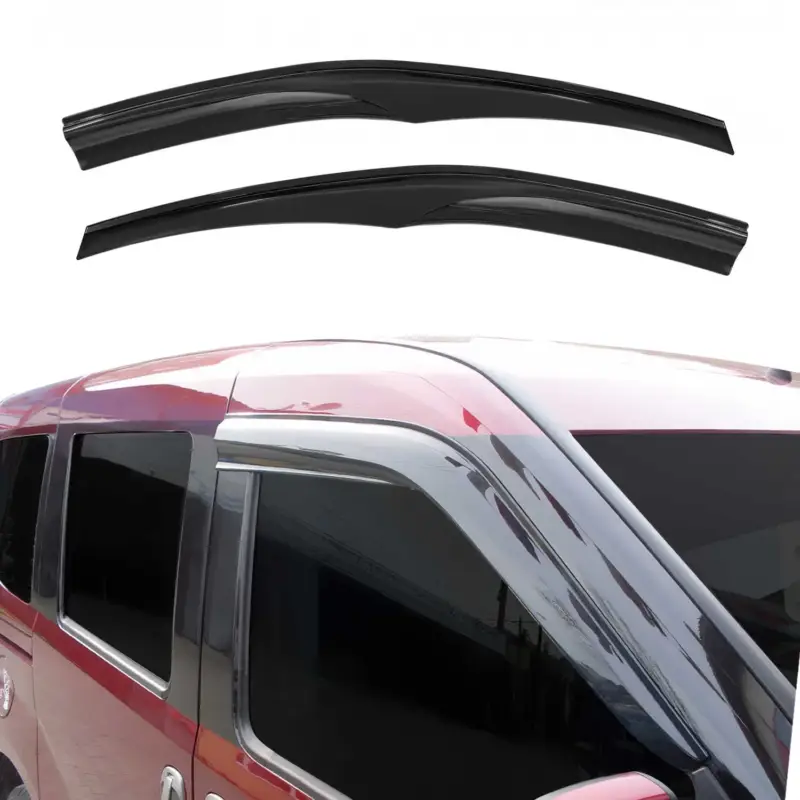 2x Windabweiser Regenabweiser für Ford Tourneo Courier 2014-2023 Acryl Schwarz Finale Aktion