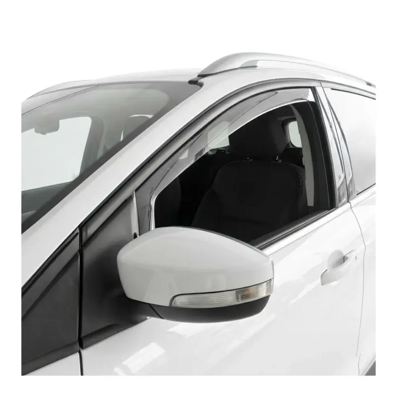 Nur Für Kurze Zeit Windabweiser Regenabweiser für Ford Kuga II 2012-2019 5-Tür Dunkel Acryl 2tlg