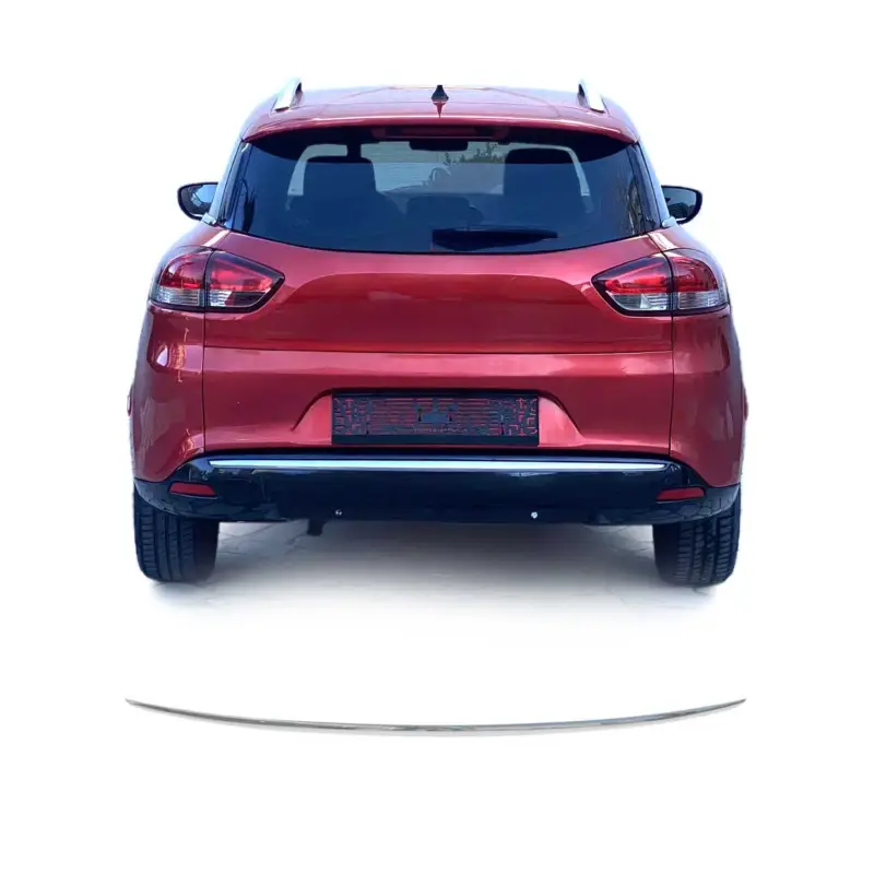 Wochenendangebot Stoßstangen Heckblende für Renault Clio Grandtour 2012-2019 Edelstahl Chrom 1x