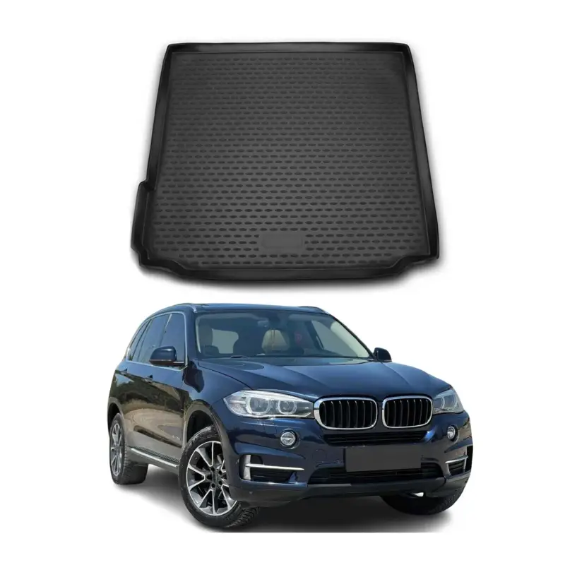 Kofferraummatte Kofferraumwanne für BMW X5 F15 F85 2013-2018 Gummi TPE Schwarz Heißes Angebot