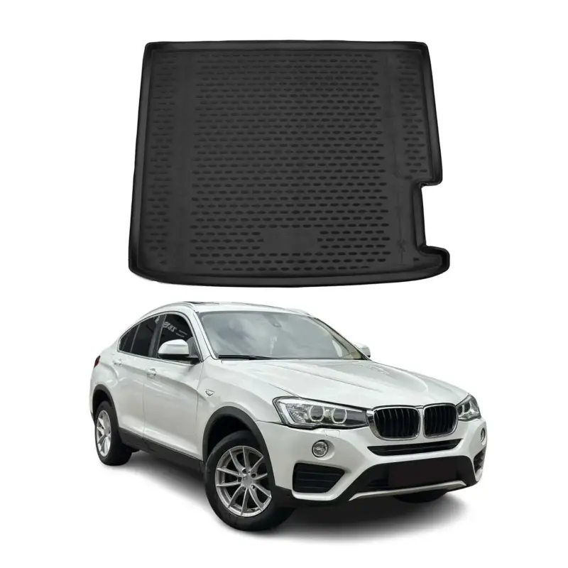 Nur Für Kurze Zeit Kofferraummatte Kofferraumwanne für BMW X4 F26 2014-2018 Gummi TPE Schwarz