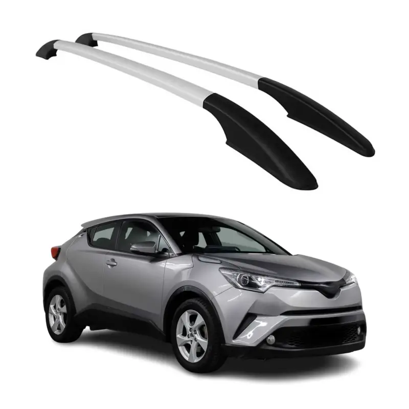 Aluminium Dachreling Relingträger für Citroen DS4 2011-2018 Silber 2x Meistverkauft