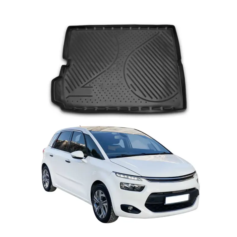 Sofort Bestellen Kofferraummatte Kofferraumwanne für Citroen C4 Grand Picasso 2013-2024 Gummi TPE