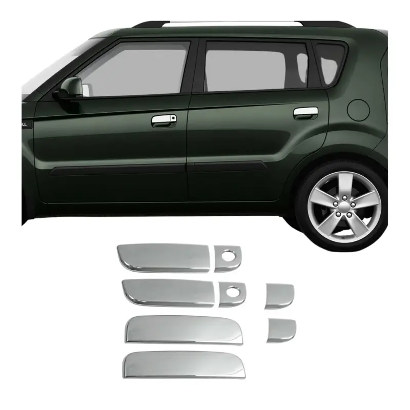 Chrom Türgriff Blende für Kia Soul 2008-2014 4-Tür Edelstahl 8tlg Neuheit