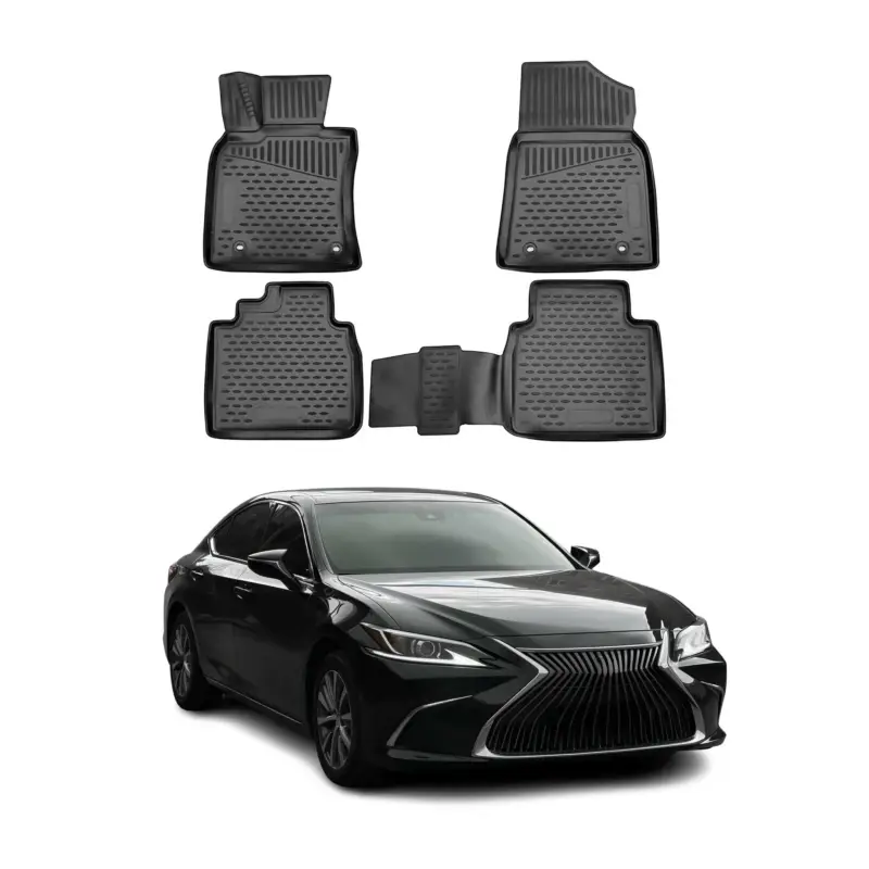 OMAC Gummimatten Fußmatten für Lexus ES 2019-2025 TPE Automatten Schwarz 4x Bestpreis