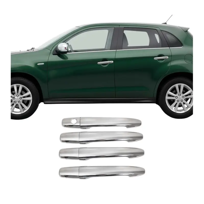 Angebot Chrom Türgriff Blende für Mitsubishi ASX 2010-2023 Edelstahl 8tlg