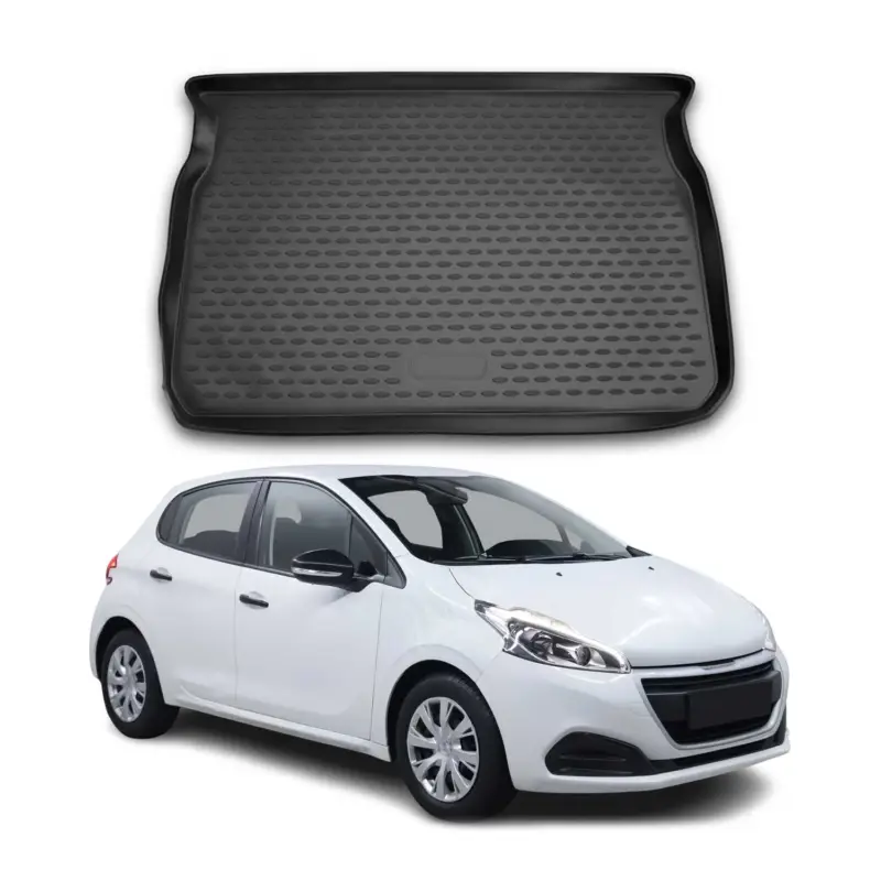 Neue Kollektion Kofferraummatte Kofferraumwanne für Peugeot 208 2012-2019 Schrägheck Gummi TPE