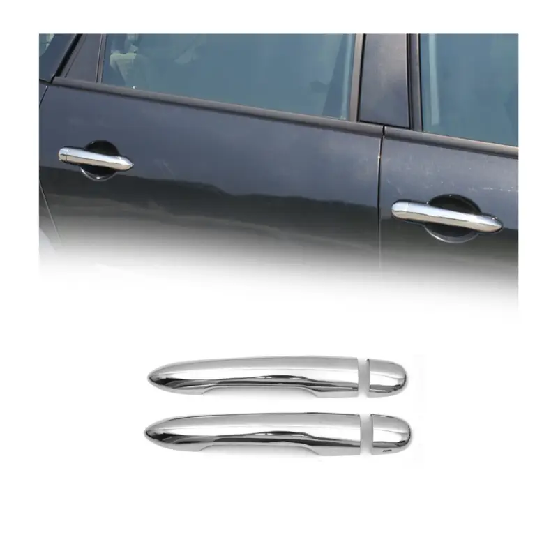 Chrom Türgriff Blende für Renault Megane 2002-2009 2-Tür Edelstahl 4tlg Knallerangebot