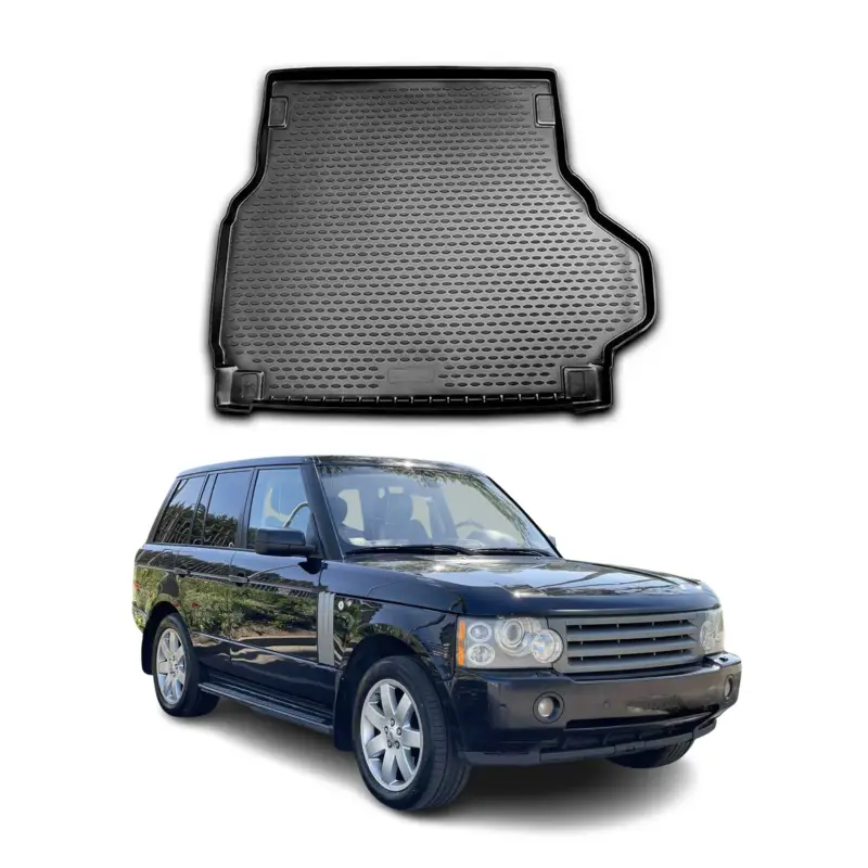Direktkauf Kofferraummatte Kofferraumwanne für Range Rover 2001-2012 Gummi TPE Schwarz