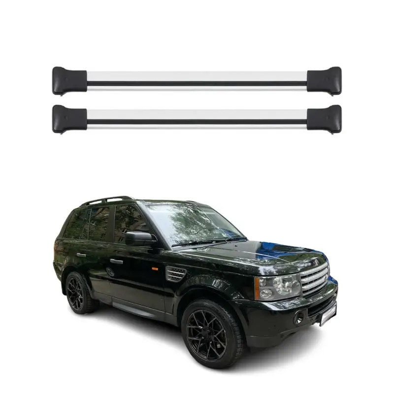 Dachträger für Land Rover Range Rover Sport L320 2005-2013 75kg Alu Silber 2tlg Sichere Zahlung