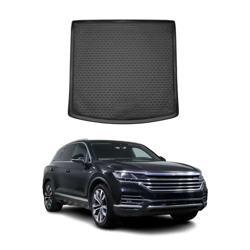 Kofferraummatte Kofferraumwanne für VW Touareg 2018-2021 Gummi TPE Schwarz Preis Gesenkt