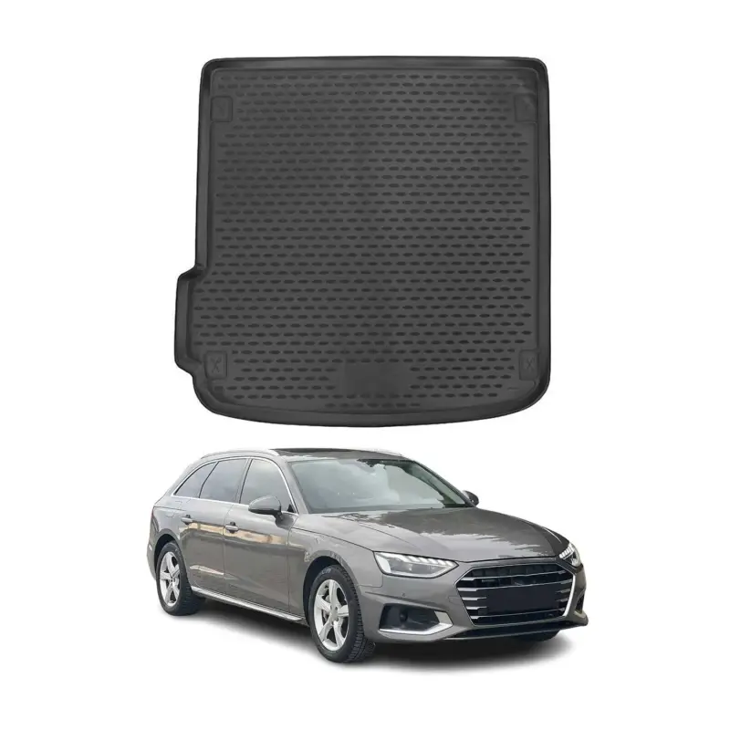 Preis Gesenkt Kofferraummatte Kofferraumwanne für Audi A4 B9 Avant 2016-2025 Gummi TPE Schwarz