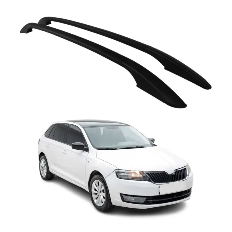 Aluminium Dachreling Relingträger für Citroen C4 Cactus 2014-2021 Schwarz 2x Günstig