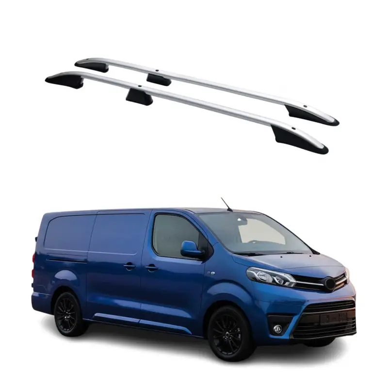 Begrenztes Angebot Dachreling Dachgepäckträger für Toyota Proace 2016-2026 L3 Langer RS Grau